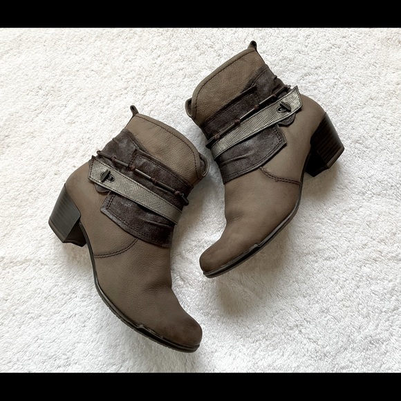 Tamaris Designer Leather Boots Size 37 (6 1/2) Brown; Never Worn NWT - Picture 2 of 10